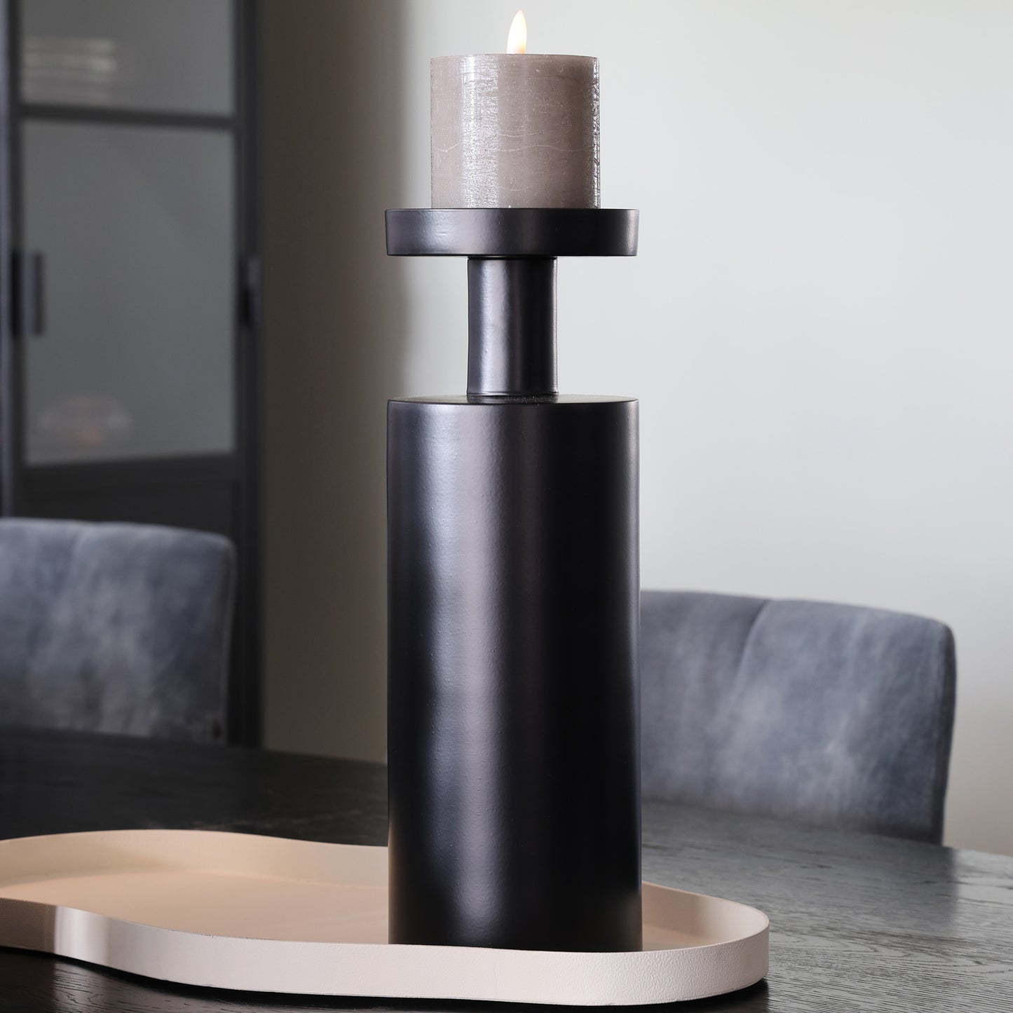 Navarro Kandelaren Zwart Metaal – Vase The World