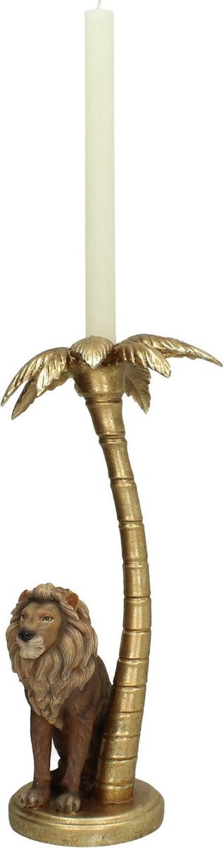 Lion Candlestick Palm Tree – Tropical & Chic