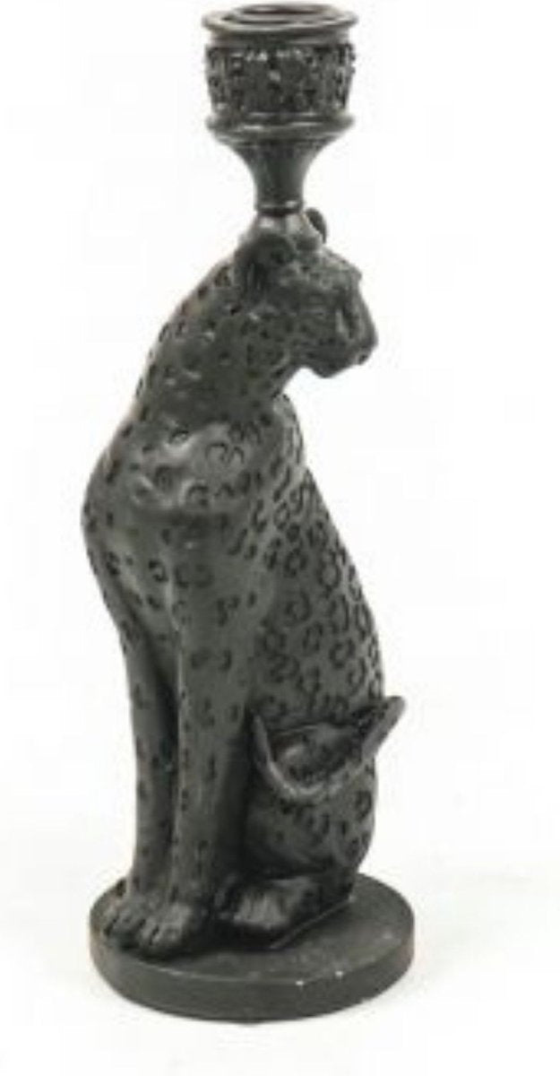 Leoparden-Kerzenhalter – Erhältlich in Gold und Schwarz