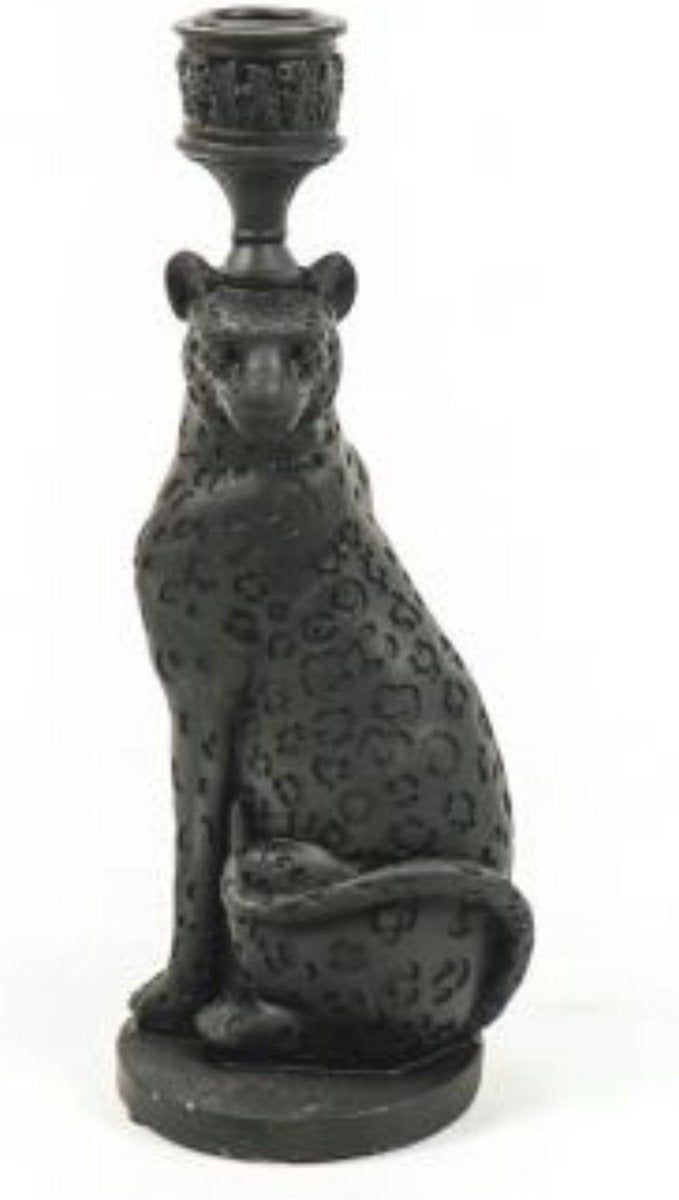 Leoparden-Kerzenhalter – Erhältlich in Gold und Schwarz
