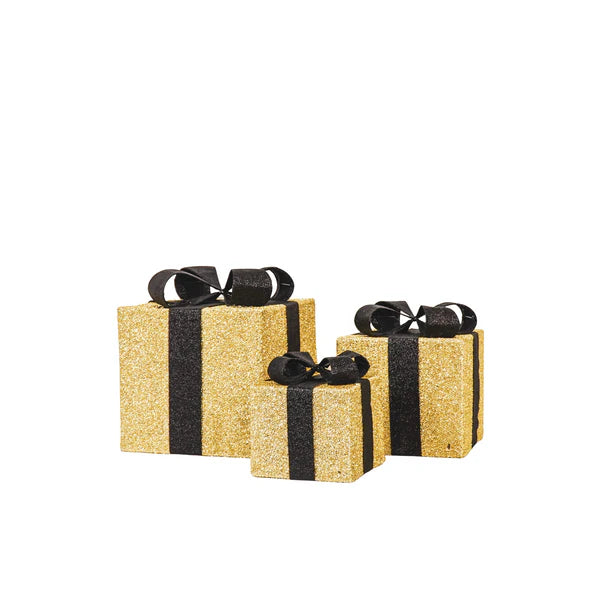 LED Cadeauset Goud & Zwart – Set van 3