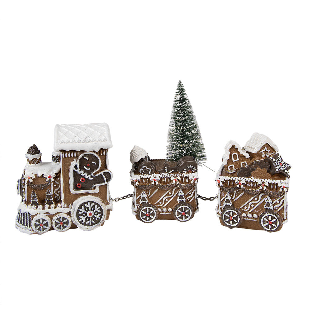 Gingerbread Kersttrein – LED – 30 cm