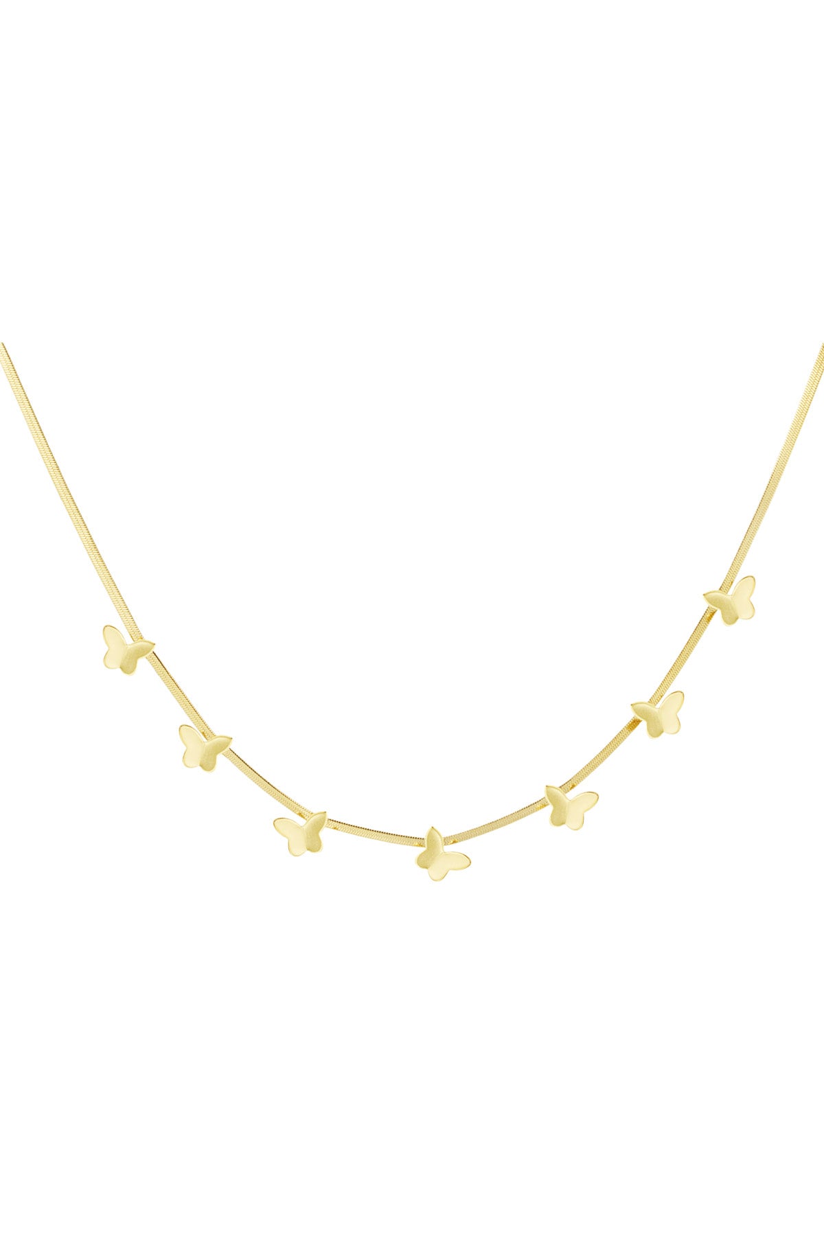 Schmetterlingsgliederkette – Goldfarben 40+5 cm