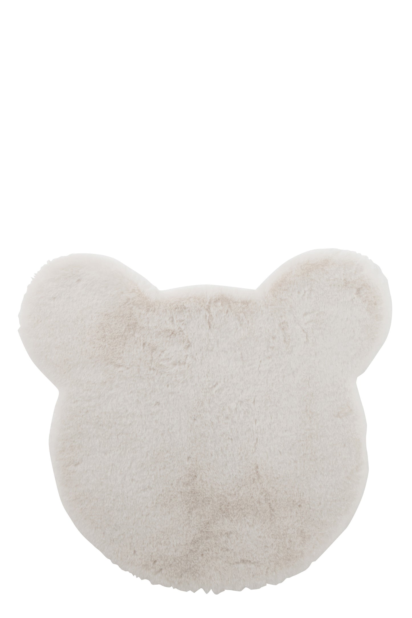 Wit berenkop vloerkleed – 57x62 cm – zacht kinder vloerkleed