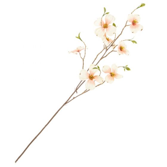Kunstbloem Dogwood Roze – Zijdenbloem 75 cm