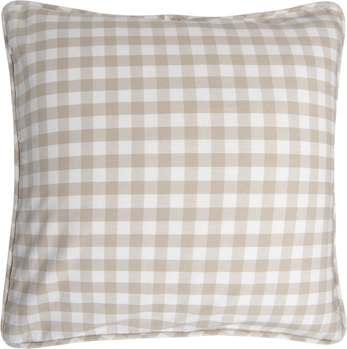 Sierkussenhoes Kip – 40x40 cm – Katoen – Rood of Beige – Landelijke Stijl