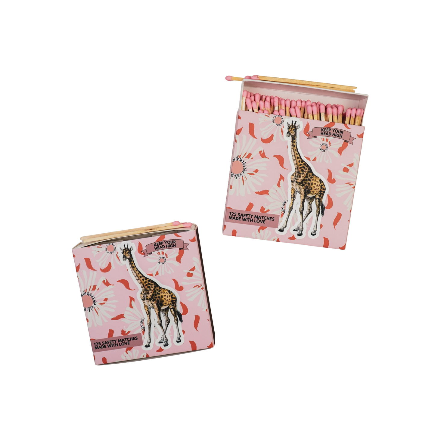 Grote Luciferdoos Giraffe – 125 Stuks