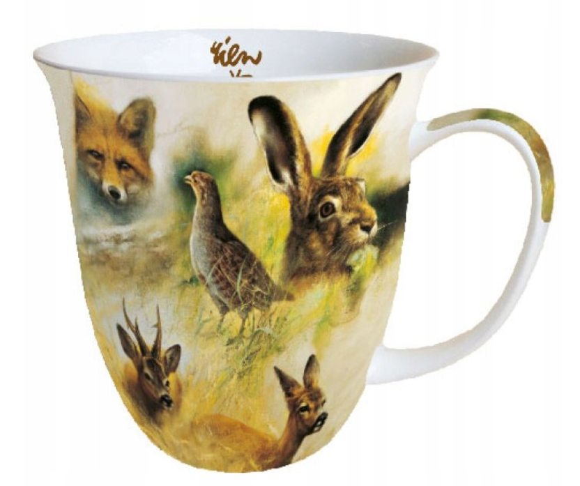 Mok met bosdieren van Ambiente – porselein 400 ml