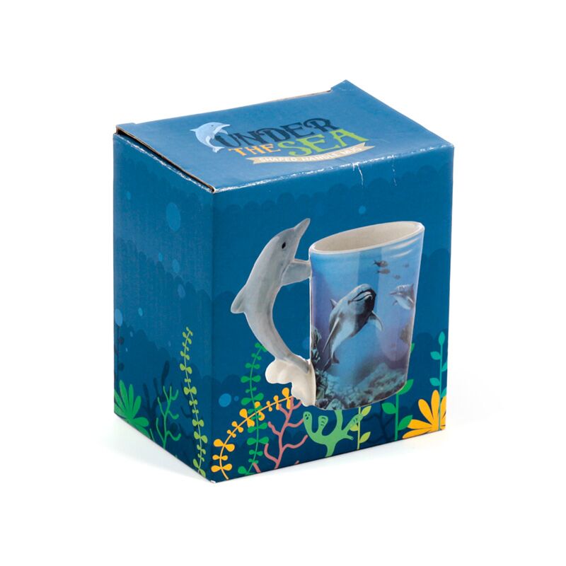 Delfin-Tasse Ocean Dive – 3D-Meerestasse 400 ml