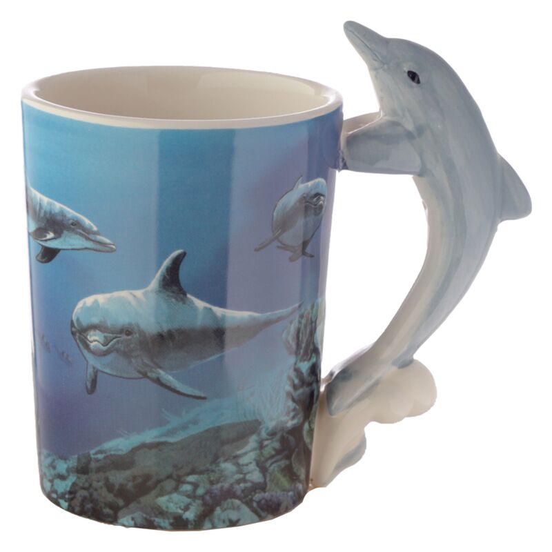 Delfin-Tasse Ocean Dive – 3D-Meerestasse 400 ml