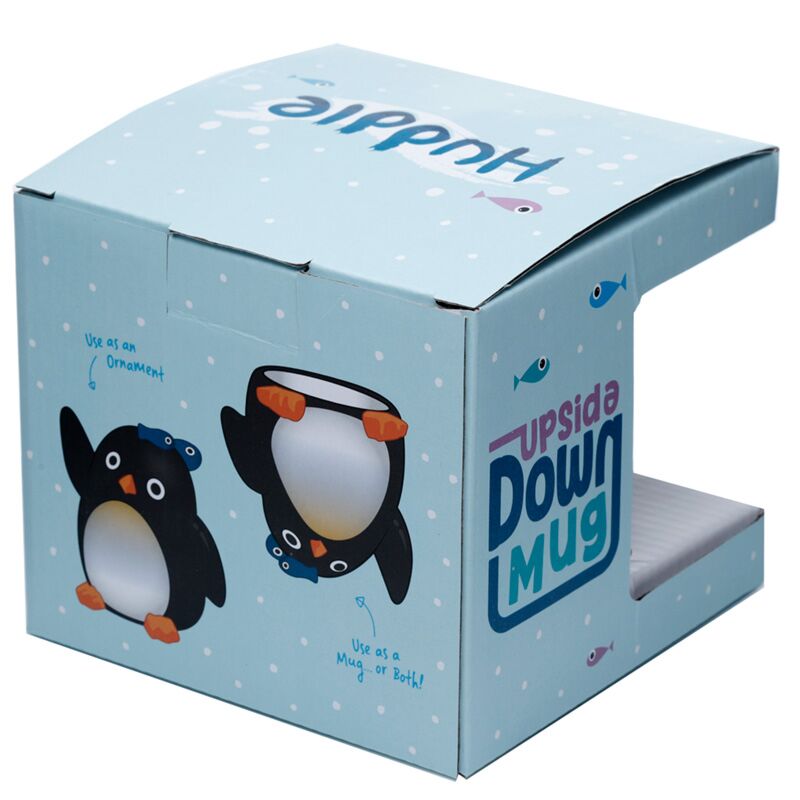 Upside Down Pinguin Tasse – Lustiges Design (400 ml)