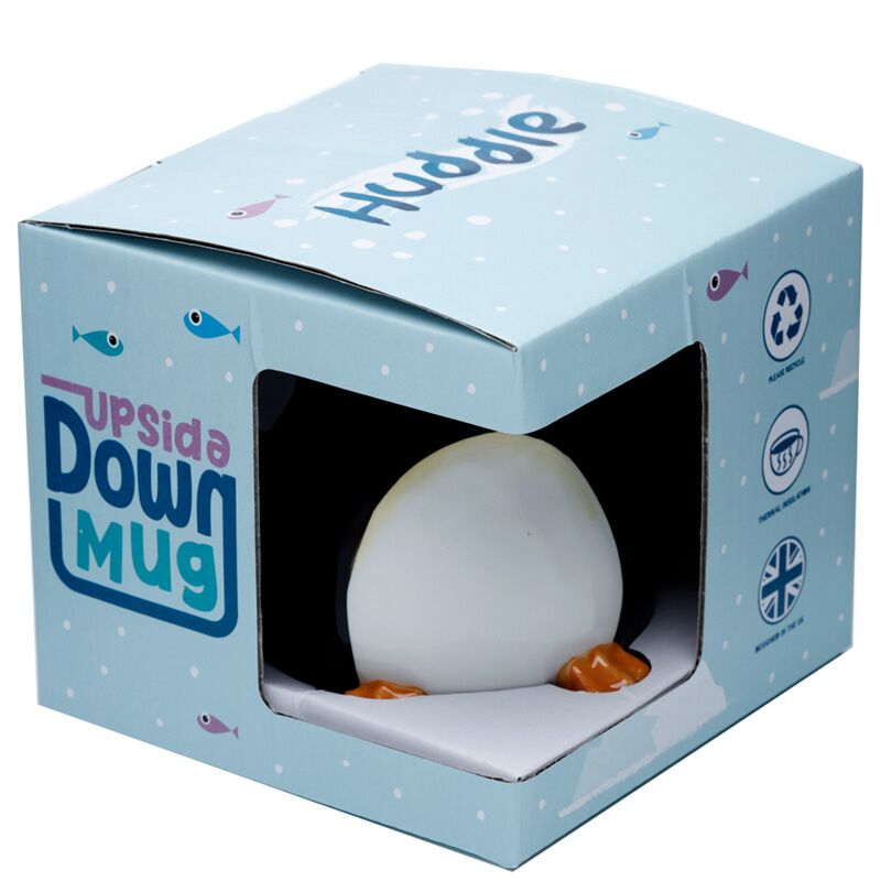 Upside Down Pinguin Tasse – Lustiges Design (400 ml)