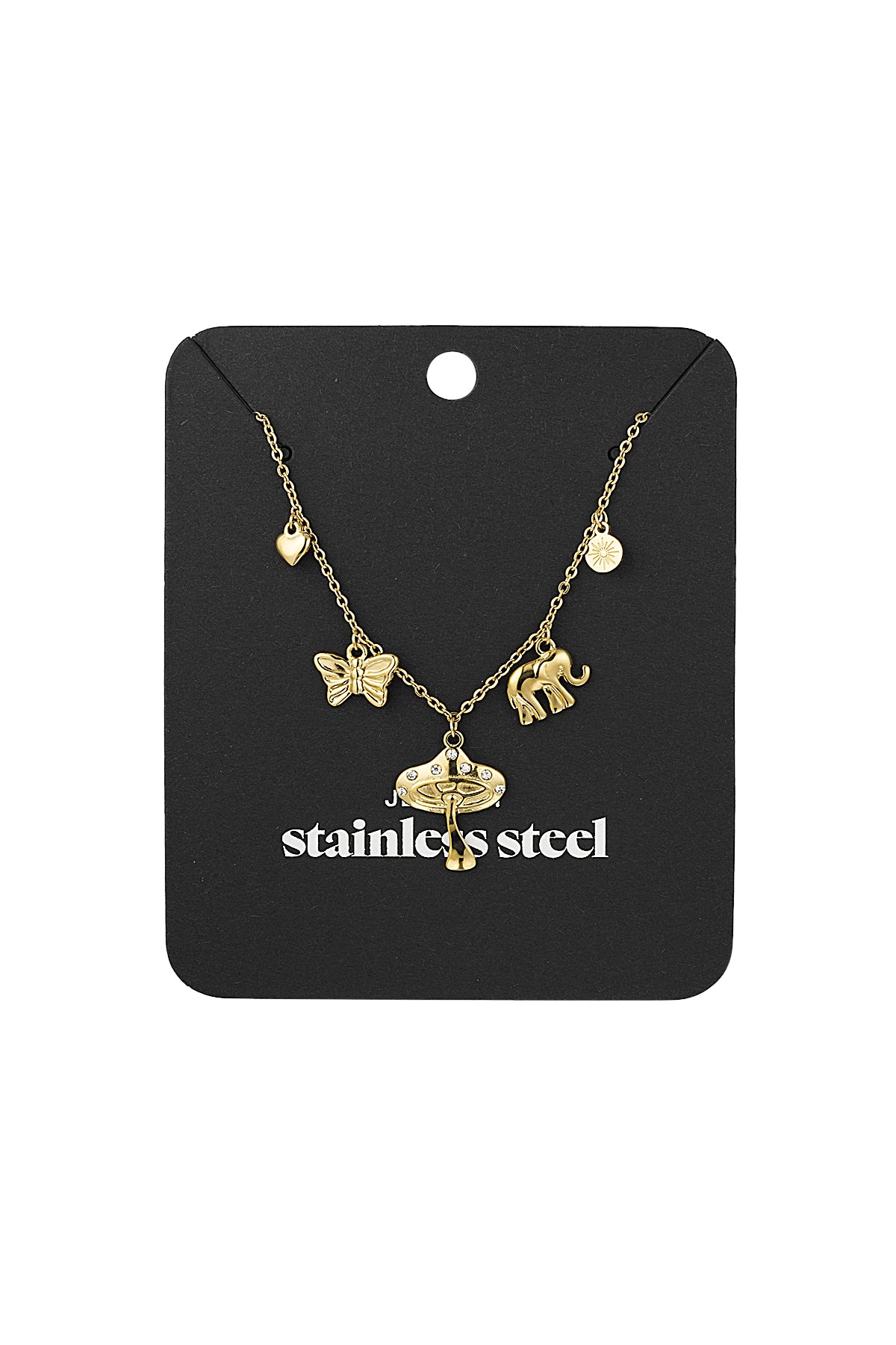 Mystic Charms Halskette – Goldfarben – 38+5 cm