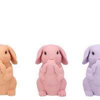 Rabbit Sculpture in Pastel – Mother with Young