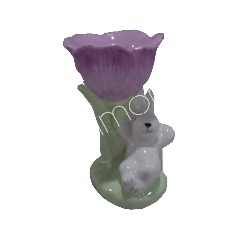 Eierbecher Hase Lila – Osterdeko