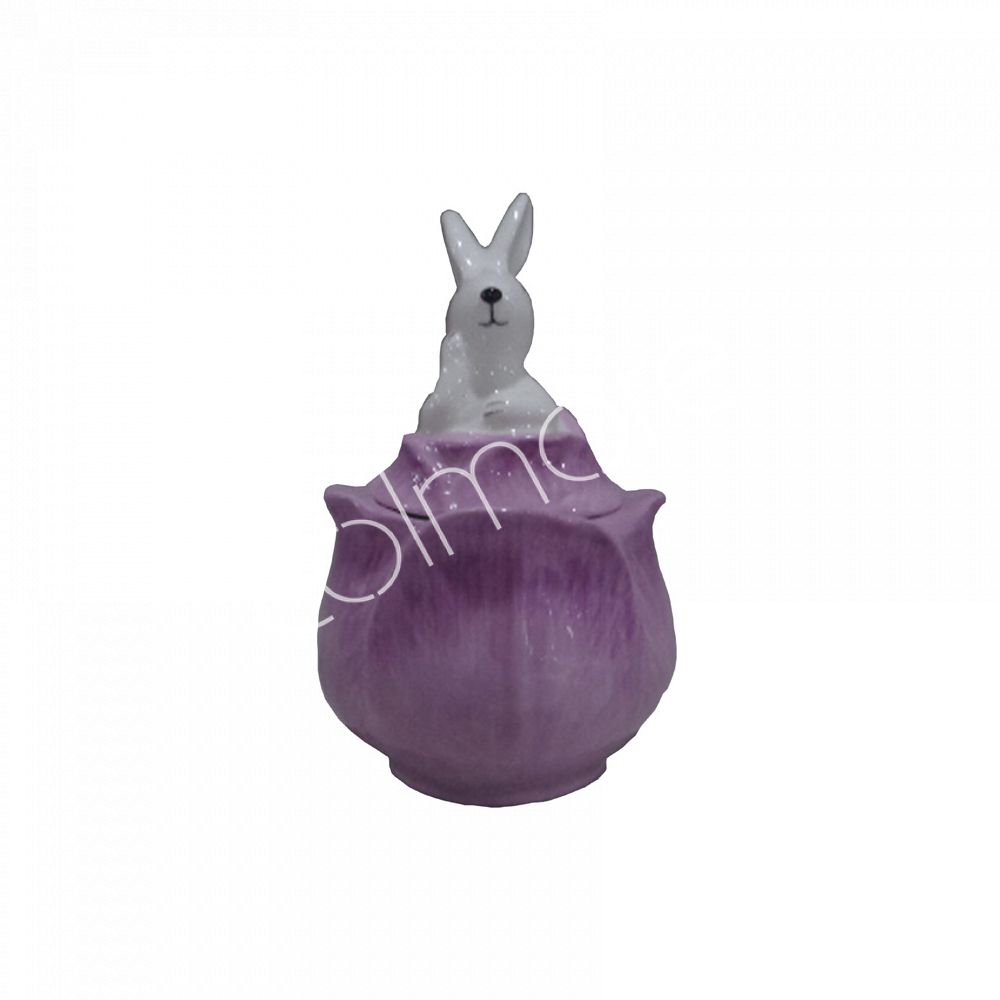 Vorratsdose Hase Lila – Osterdeko