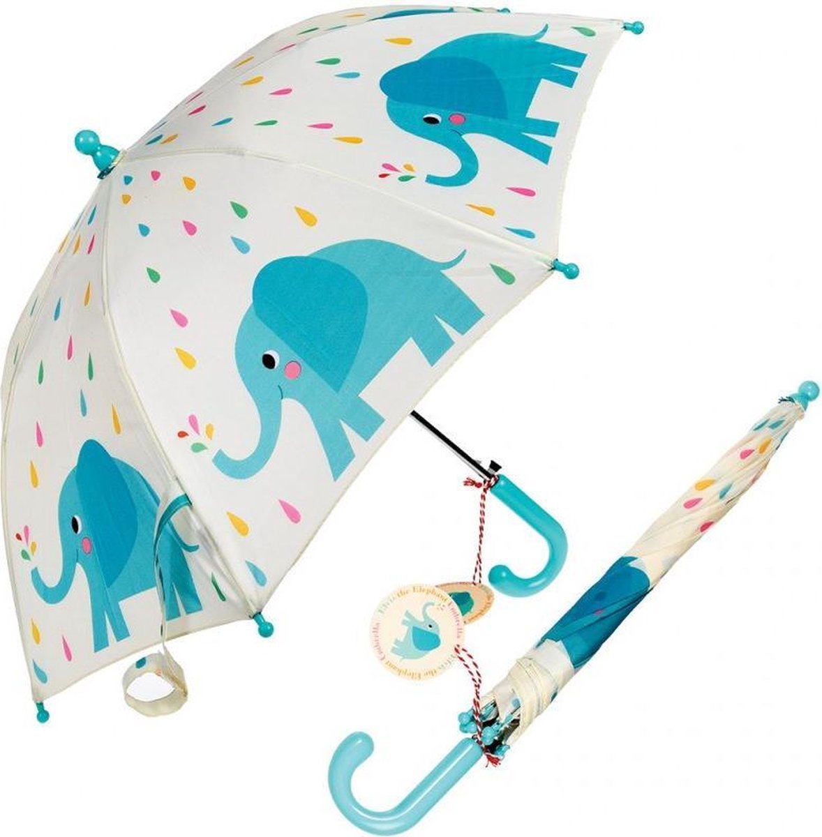 Kinderparaplu Olifant “Elvis” – 52 cm – Rex London