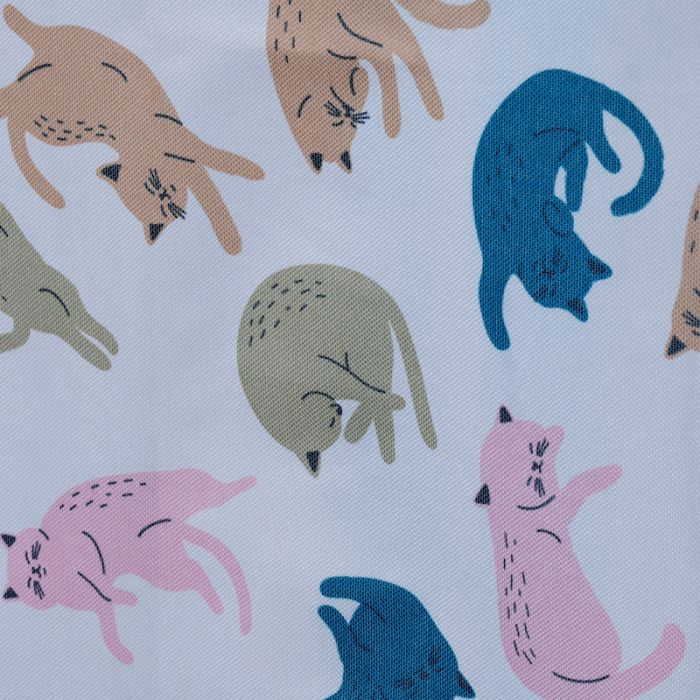 Picknickdeken "Cat's Life" – Kattenprint 158×140 cm
