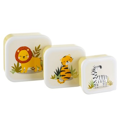 Snackbox-Set Safari – 3-teilig (Sass & Belle)