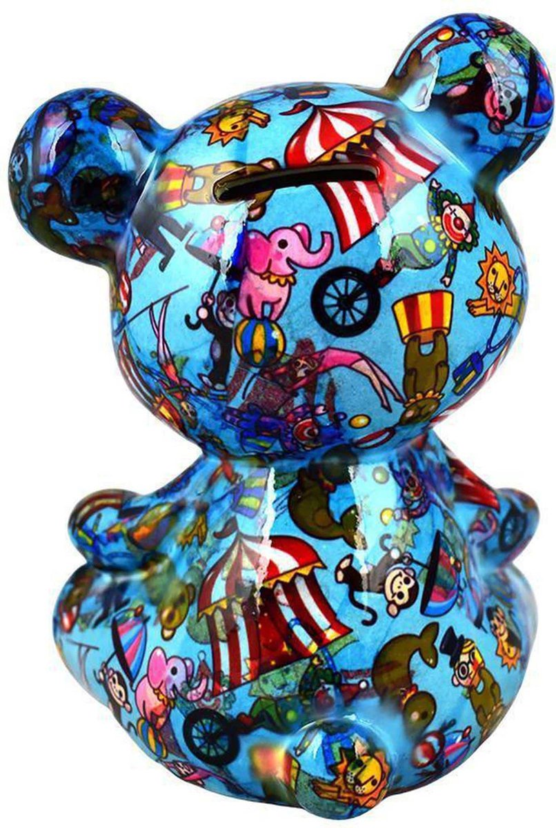 Spaarpot Beer Toto – Circus Turquoise