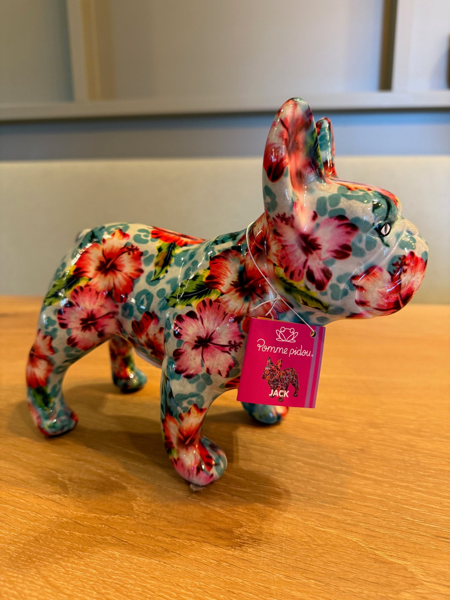 Spaarpot Bulldog Jack – Hibiscus Mint Kiss