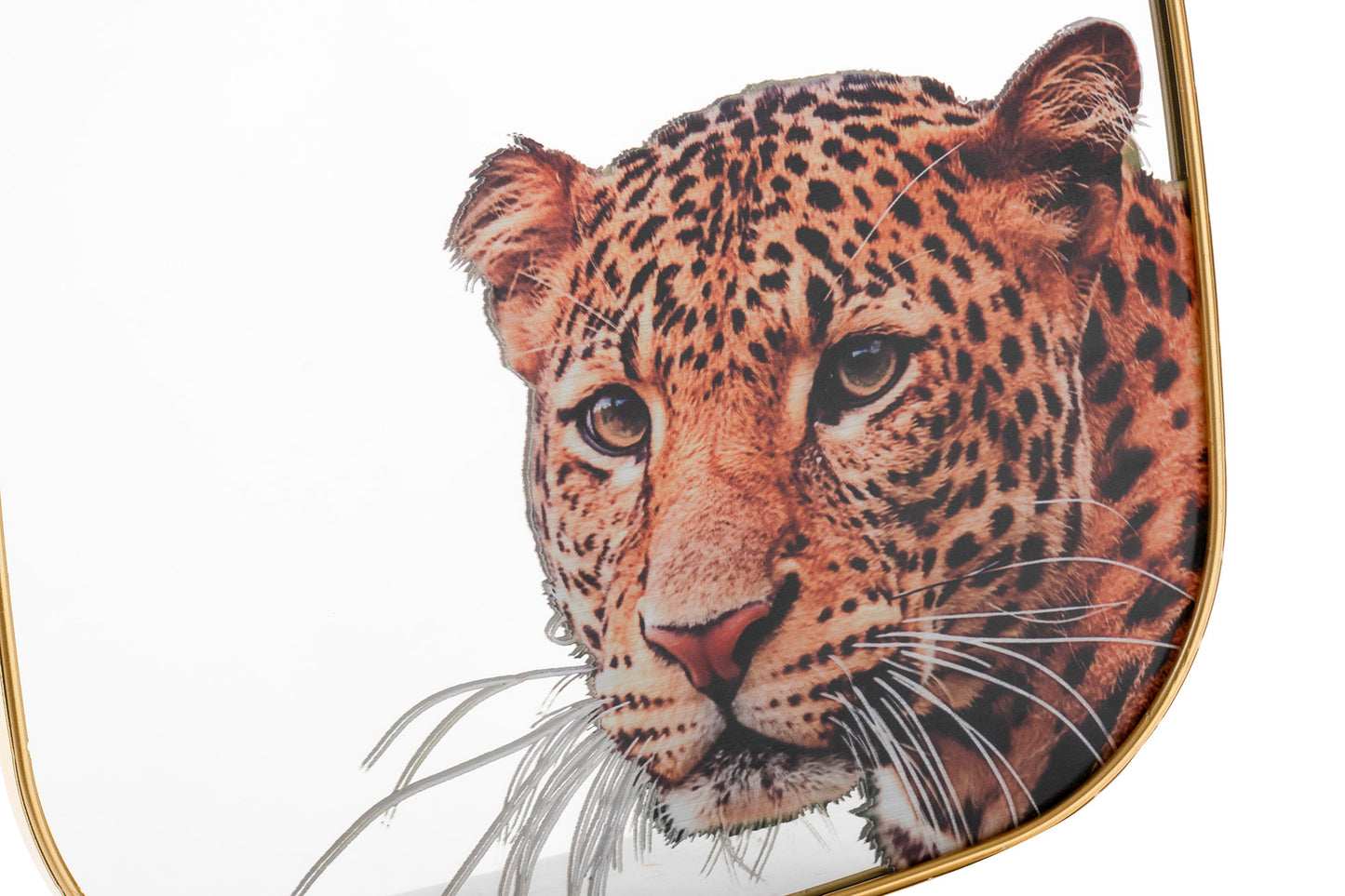 Weißer Tiger- oder Leopardenspiegel – Luxuriöses Dschungeldesign