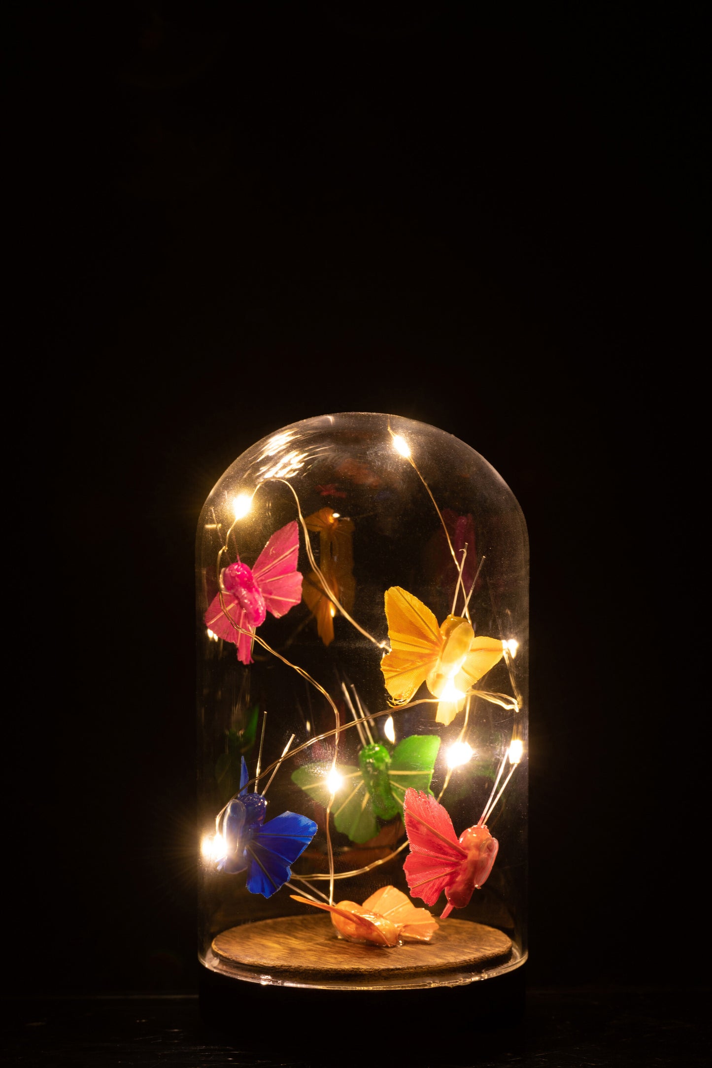 Stolp met Vlinders en LED – Elegante Sfeermaker