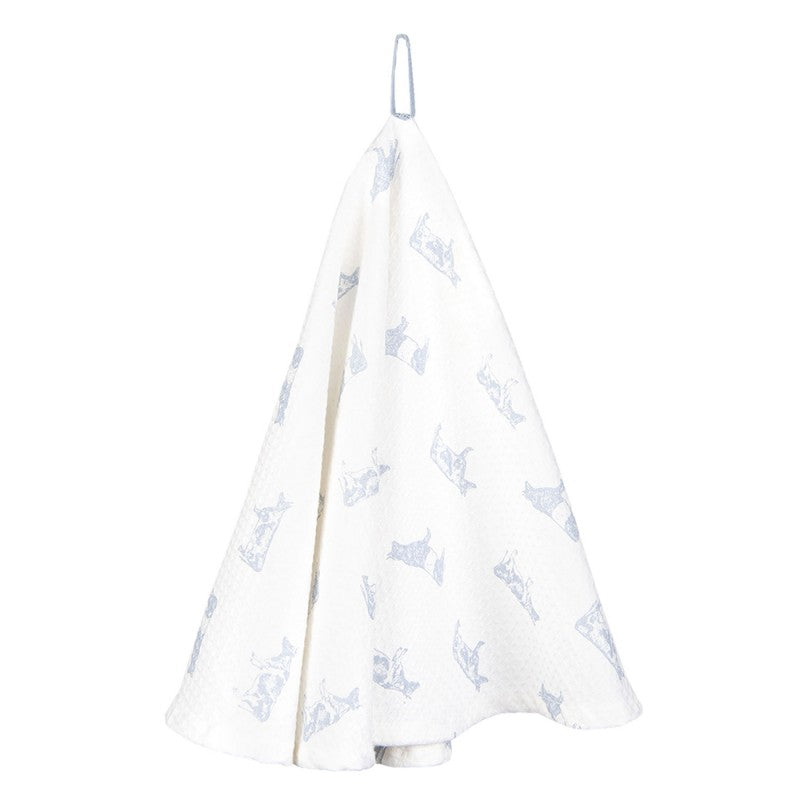 Ronde Theedoek met Koeien – Landelijke Keukenaccessoire Ø 80 cm