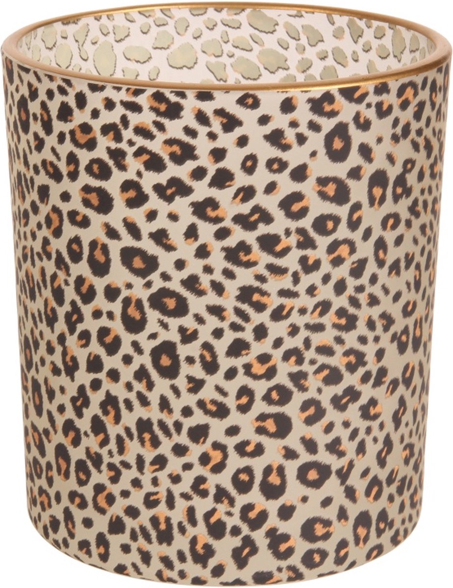 Teelichthalter mit Leopardenmuster – 4 Größen