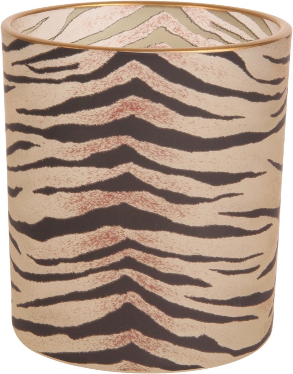 Tiger Touch Teelichthalter – Tigerdruck in 3 Größen