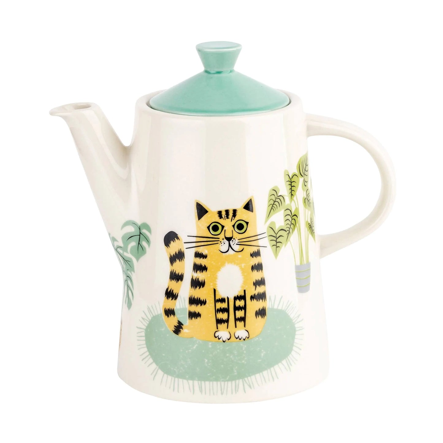 Cat Teapot – Retro Design by Hannah Turner (1.2L)