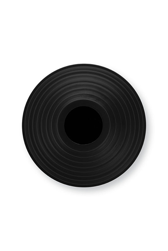 Zwarte Ronde Metalen Vaas – Vtwonen