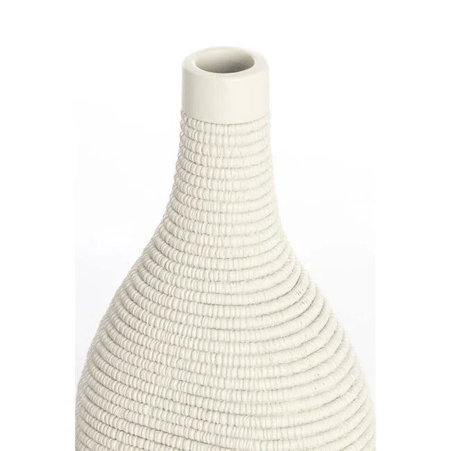 Youna Vase Creme – Mit oder ohne Blumen