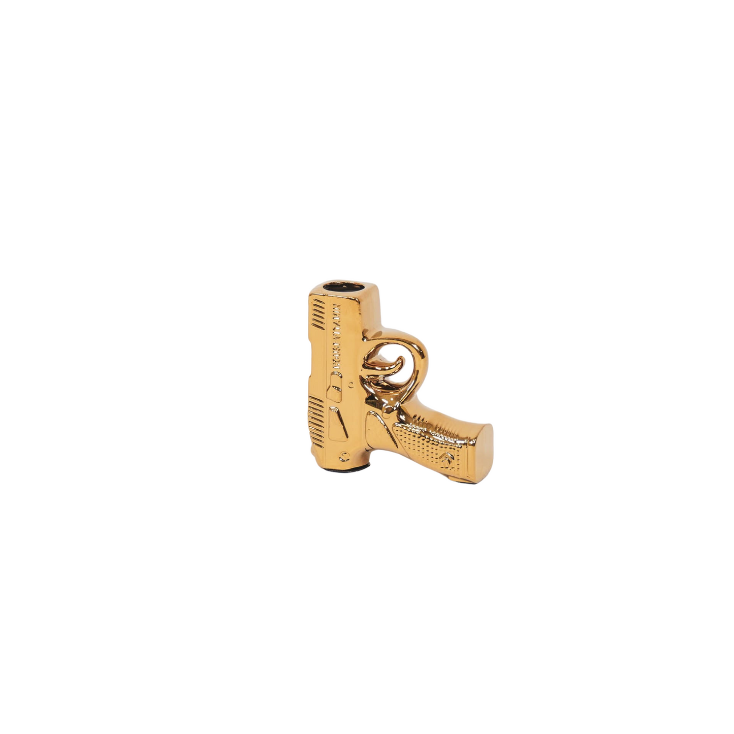 Pistolenvase – Gold – 12×5×12 cm