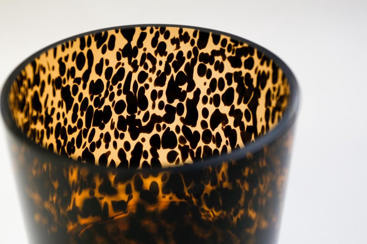Zylindervase Tiger Print Fidrio Ø 15 cm