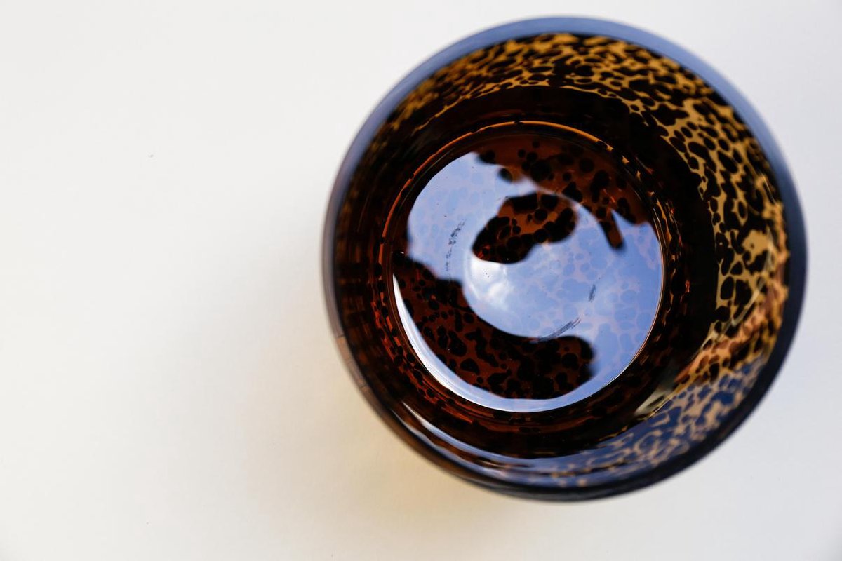 Zylindervase Tiger Print Fidrio Ø 15 cm