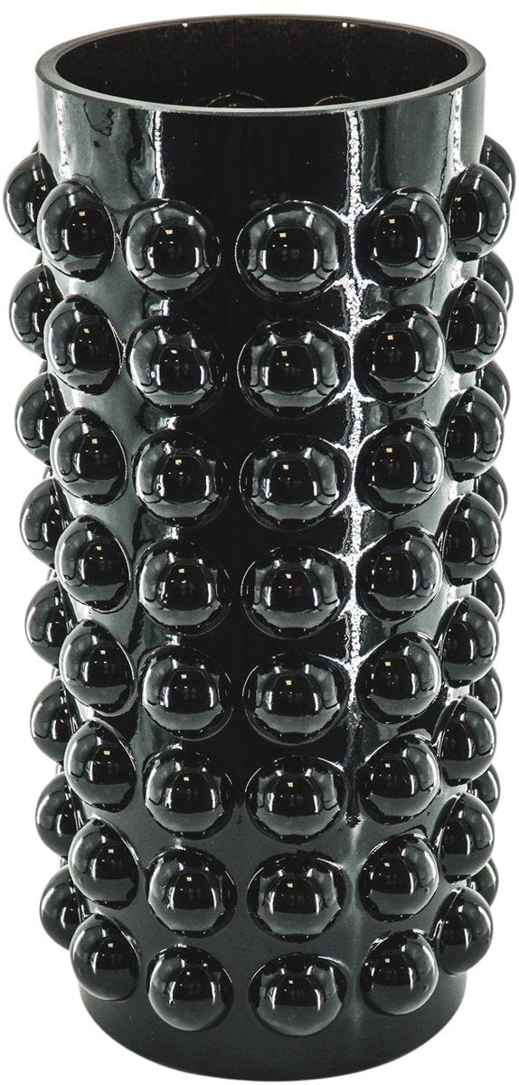 Schwarze Glasvase – Modernes und schickes Design