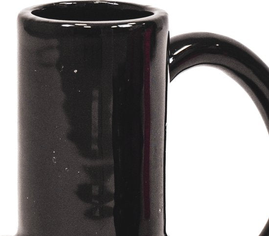 Black Jug Vase – Ceramic 21.5 cm
