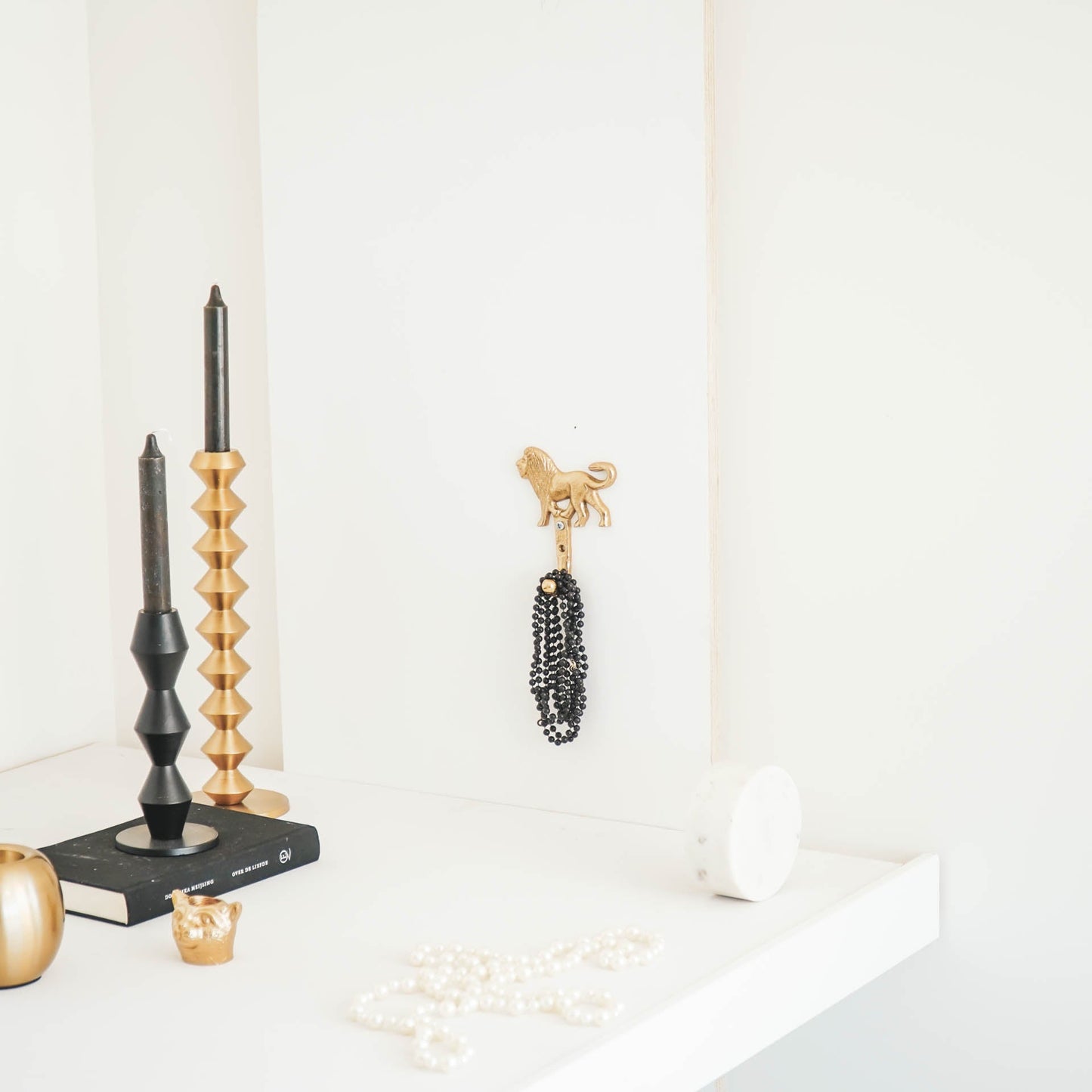 Golden Lion Wall Hook – Cool & Stylish Accent