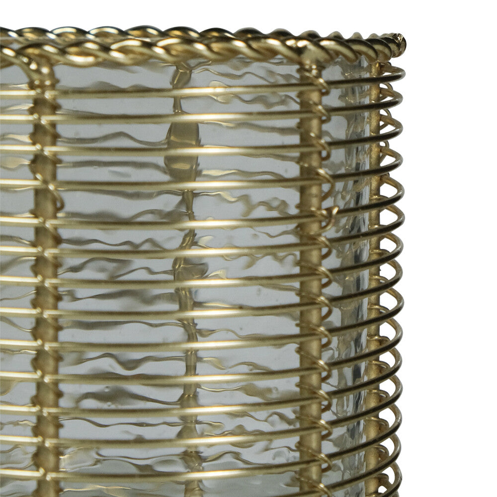 Goldener Teelichthalter / Windlicht – 2 Varianten