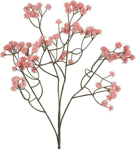 Countryfield zijdenbloem roze gipskruid 62 cm – Krokomingo