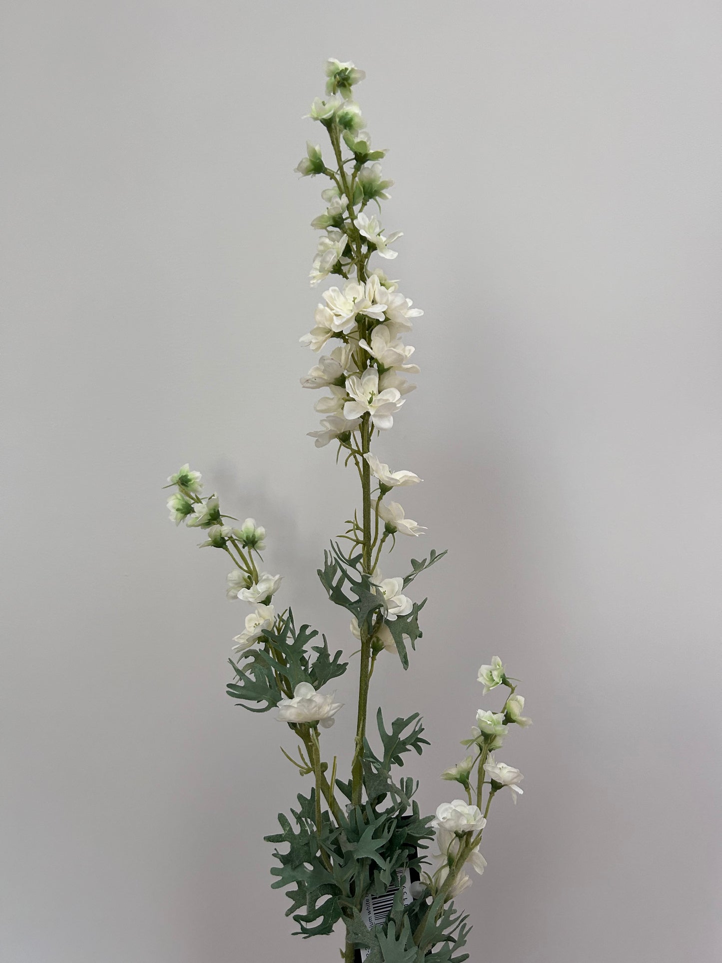 Zijdenbloem Witte Delphinium – Kunstbloem 82 cm