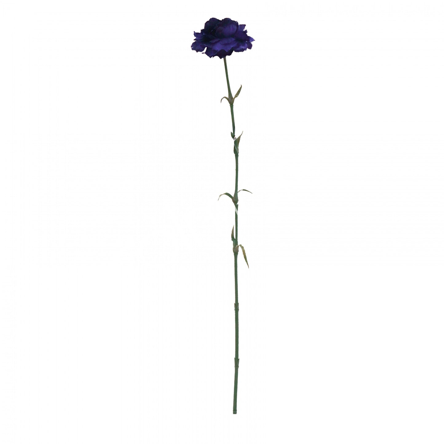 Zijdenbloem Donkerpaarse Anjer – Kunstbloem 60 cm
