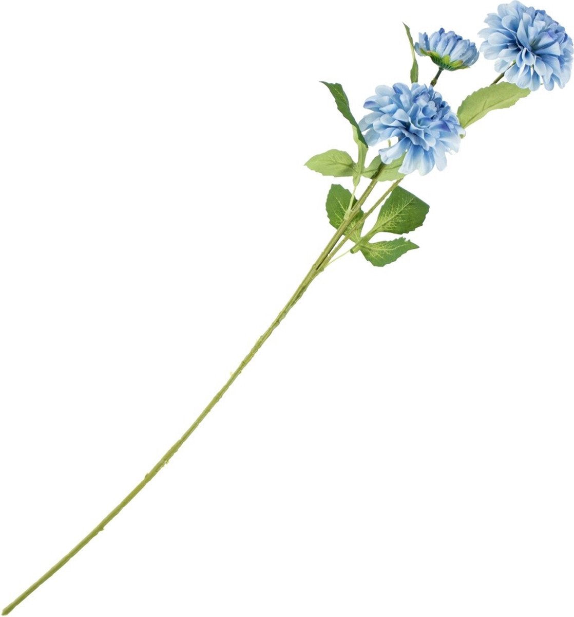 Zijdenbloem Dahlia Blauw – Kunstbloem 75 cm