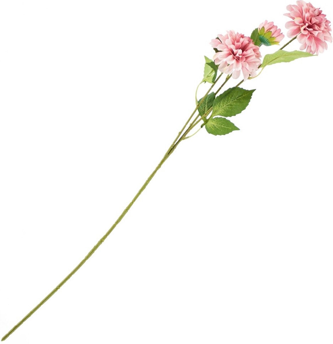 Zijdenbloem Dahlia Lichtroze – Kunstbloem 75 cm