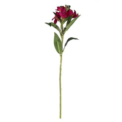 Colmore zijdenbloem roze rode lelies 61 cm – Krokomingo