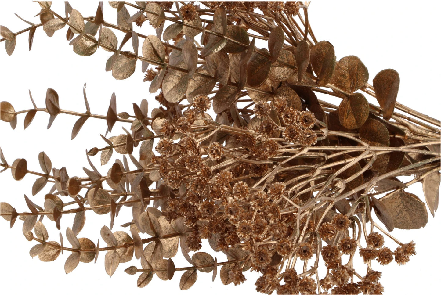 Zijdenbloem Gouden Eucalyptus Bosje – 55 cm