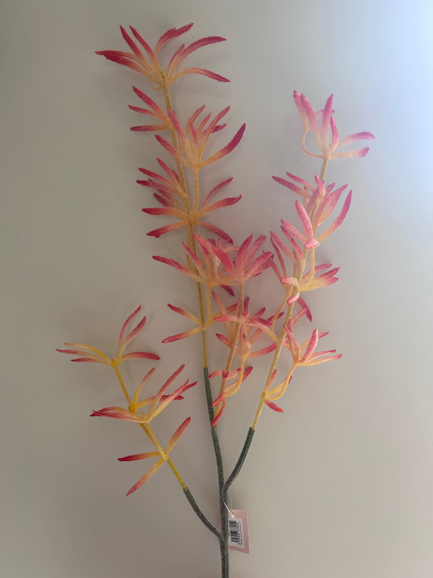 Oranje zijden fruitspray – kunstbloem 85 cm warm en speels