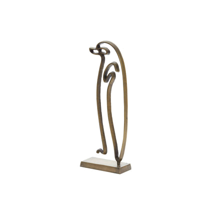 Pinguïn Beeld Antiek Brons – Light & Living (37 cm)