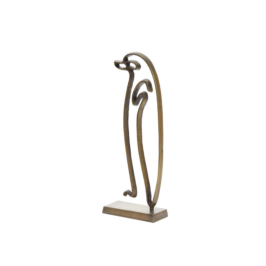 Pinguïn Beeld Antiek Brons – Light & Living (37 cm)